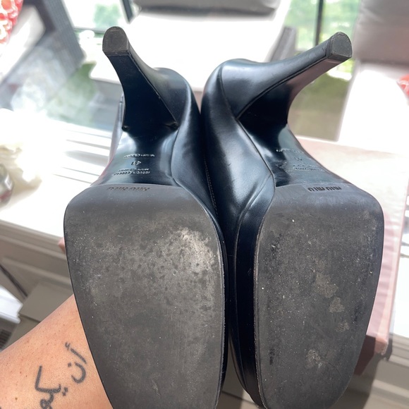 Miu Miu Brass Toe Heels - Size 41 - Worn Once - Picture 4 of 5